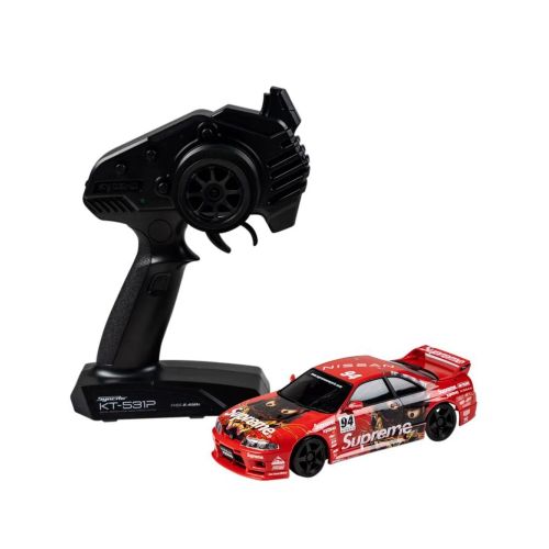 Supreme X Kyosho Mini-Z Nissan Skyline Nismo R33 RC Readyset Red