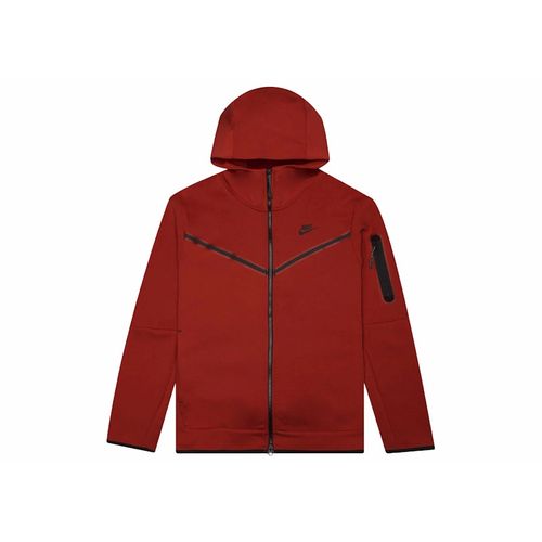 Nike Sportswear Tech Fleece Hoodie Gym Red/Black for Men