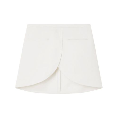 COURREGES Courrèges Ellipse Mini Skirt White for Women
