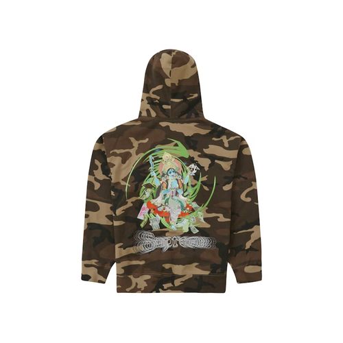 Supreme Lakshmi Zip Up Hooded Sweatshirt Brown Camo for Women