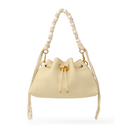 Jimmy Choo Cinch Small Embellished Raffia Tote Bag for Women