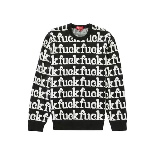 Supreme Fuck Sweater (SS22) Black for Men