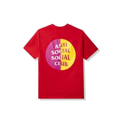 Anti Social Social Club Seeing The Feeling Tee Red for Men
