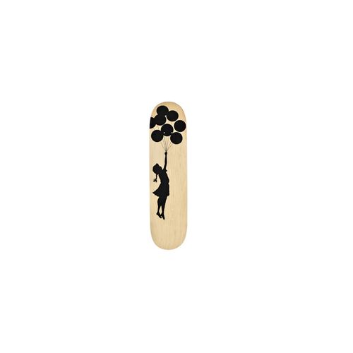 Banksy X Medicom Balloon Girl Skateboard Deck Brown for Women 