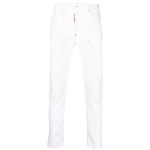 Farfetch Dsquared Jeans White Paint DSQUARED² DSQUARED2 Skater