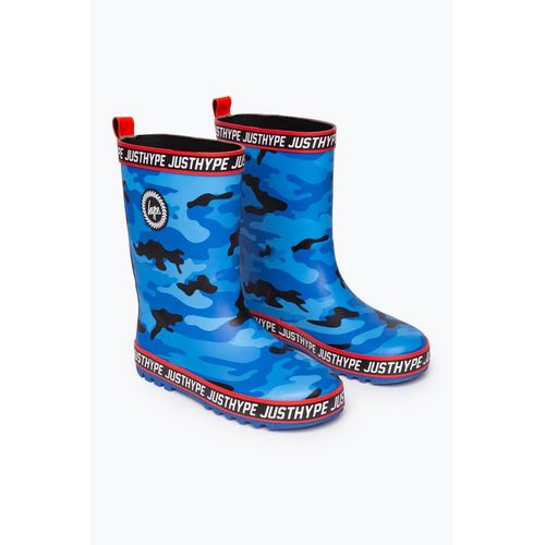13093 HYPE BLUE CAMO KIDS WELLIES for Men