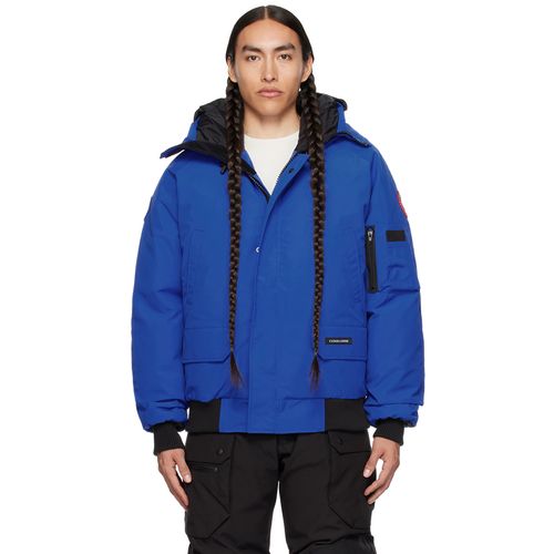 Canada Goose Blue Chilliwack Bomber Down Jacket for Men