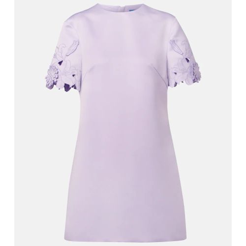 Leo Lin Aurlie Floral-Appliqu Minidress for Women