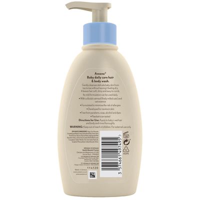Aveeno Baby Daily Care Hair Body Wash 500ml Goxip