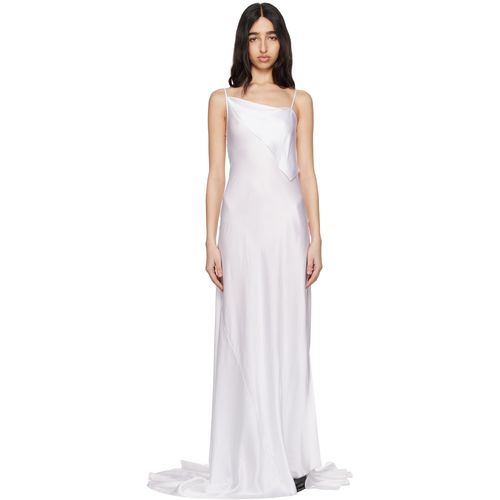ann demeulemeester evening dresses Adrina | Dark PINK Draped One Shoulder Midi Dress