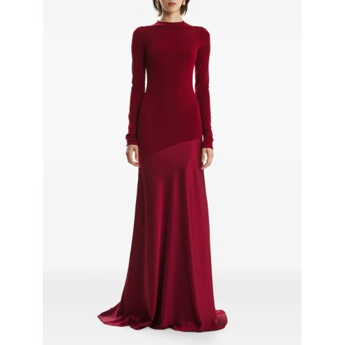 daniel rainn fern halter neck dress Elea Women's Silk Halter Formal Dress main image 1