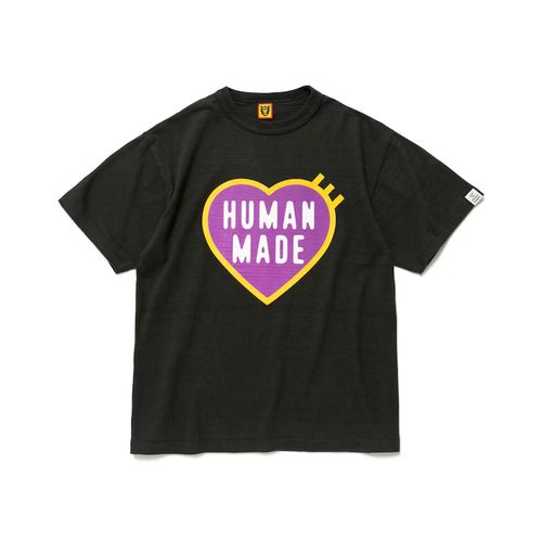 Human Made Heart Logo Graphic #12 T-Shirt Black for Men
