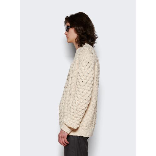 Givenchy 4G Cable-Knit Jumper Neutrals for Men