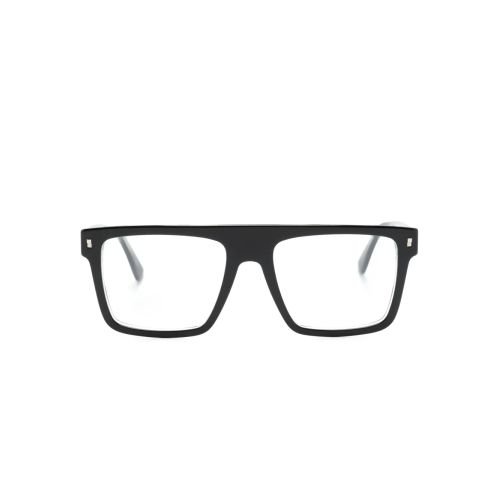 DSQUARED² DSQUARED2 EYEWEAR Icon Rectangle-Frame Glasses Black
