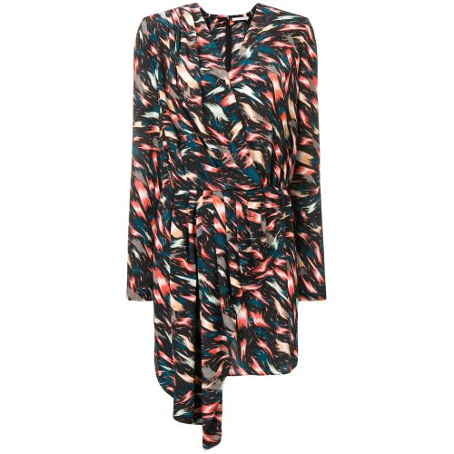 Givenchy Leopard Print A-Line Dress - Green for Women
