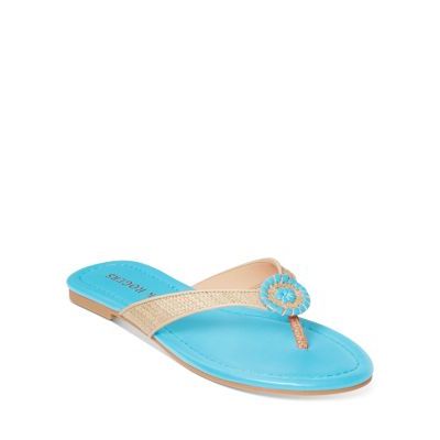 Buy Jack Rogers Women'S Rowan Raffia Flip Flops at Goxip