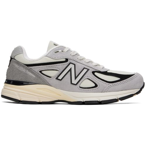 New Balance Gray Made In USA 990v4 Sneakers for Men