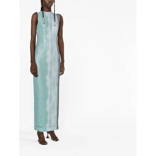 16Arlington Mira Sequinned Maxi Dress - Green for Women