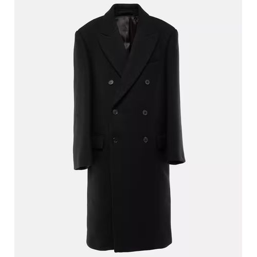 Double-Breasted Wool Coat Neutrals for Women