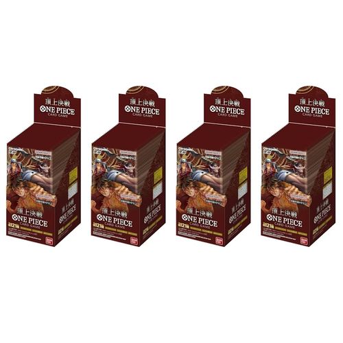 Bandai One Piece Card Game Paramount War Carddass Booster Box (OP-02)  (Japanese) 4x Lot for Women