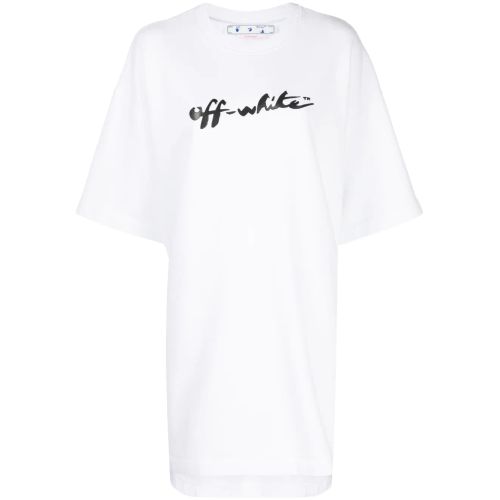 Off-White Logo-Print T-Shirt Dress for Women