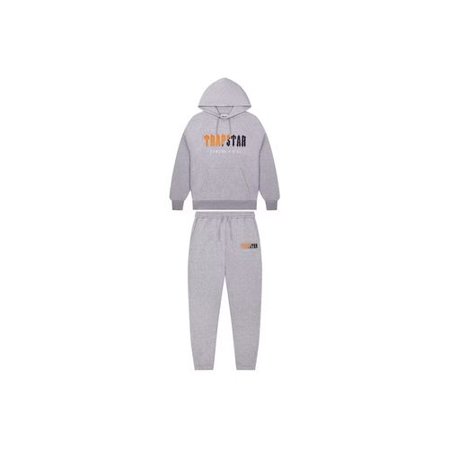 Hooded Tracksuit Grey Trapstar Candy Tracksuit Chenille Decoded