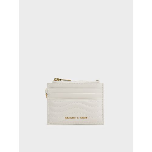 Charles Keith Trin Stitch-Trim Wallet for Women