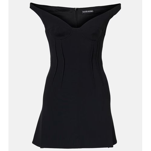 black strapless flowy dress Soleil main image 0