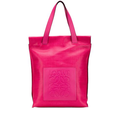 Loewe Pre-Owned 2010-2024 Leather Anagram T Shopper Tote Bag