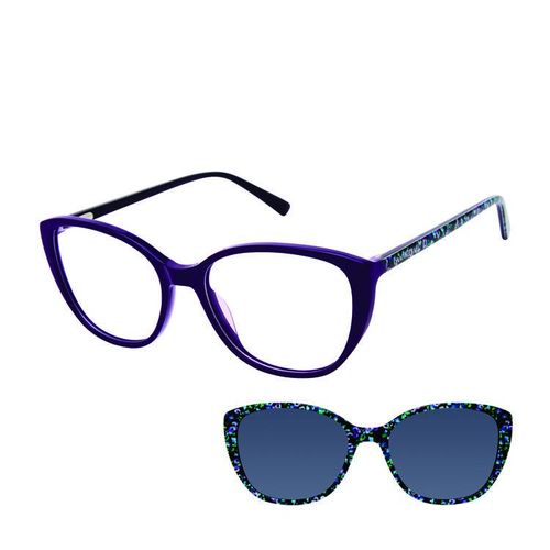 Isaac Mizrahi NY IM30067 Eyeglasses BL Blue Unisex Round for Men
