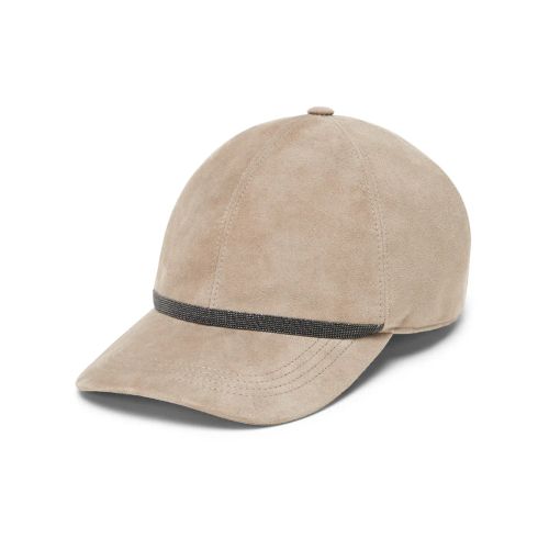 Brunello Cucinelli Suede Cap Neutrals for Women