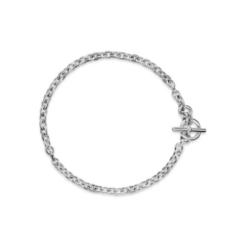 David Yurman DY Mercer Sterling Silver And 18kt Gold Chain