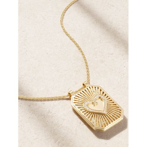 Marie Lichtenberg Magic Ball 18-Karat Gold, Diamond And Enamel