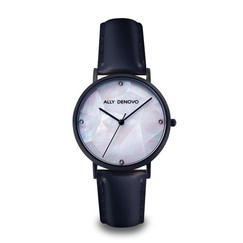 ALLY DENOVO Gaia Pearl Rose Gold Black for Women