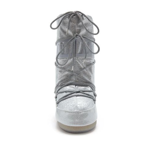Boot Silver Snow Boots Glitzer HOT Moon Boots Silver Glitter Moon