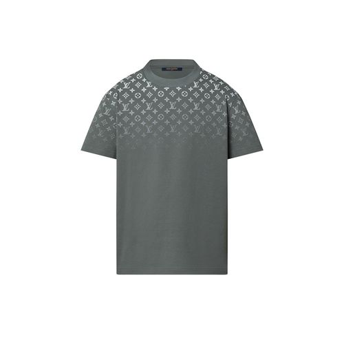 Louis Vuitton Gradient Cotton T-Shirt Navy Blue for Men