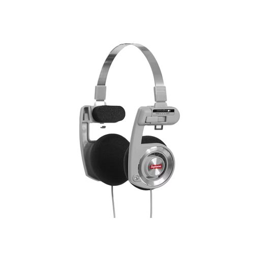 Supreme X Koss PortaPro Headphones Grey for Women