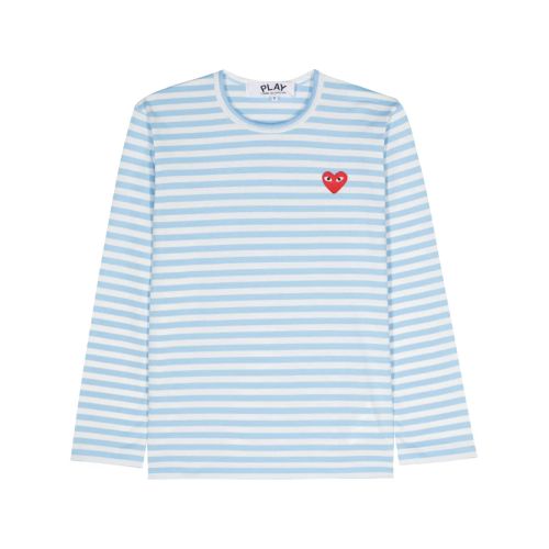 Farfetch Comme Des Garcons Play Striped Shirt Comme Des Garçons