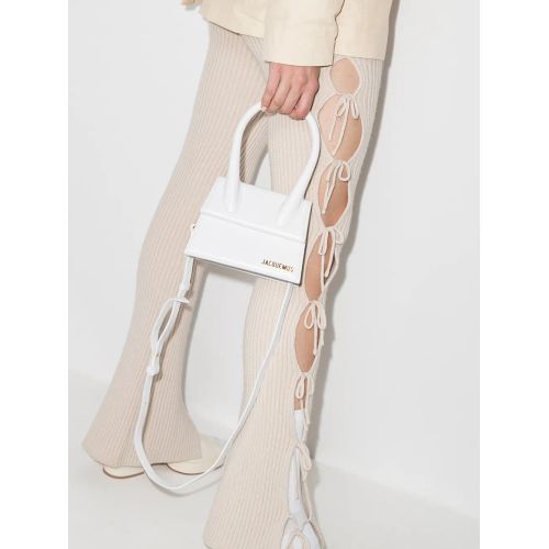Jacquemus White Jacquemus Medium Bag Size Jacquemus Le Chiquito