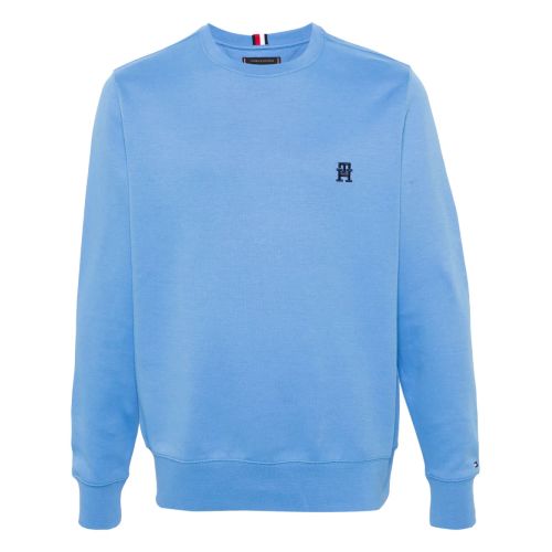 Tommy Hilfiger Logo-Embroidered Sweatshirt Blue for Men - Main Image