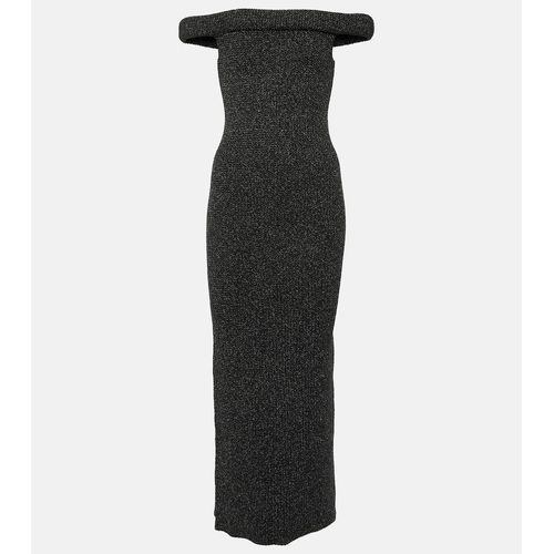 TOTME Toteme Off-Shoulder Knit Maxi Dress for Women