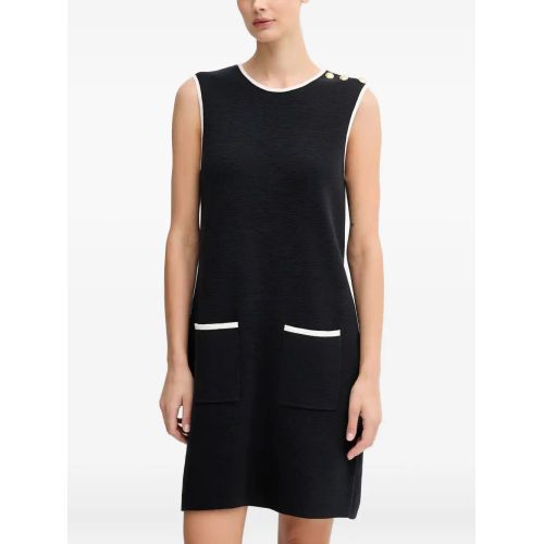 Barbour Kingsbury Knitted High Neck Dress In Black for Women