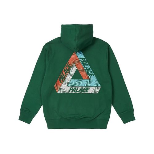 Palace X Gucci Tri-Ferg GG Patch Hoodie Ivory de Mujeres