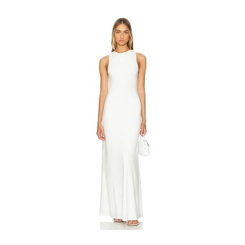 ivory silk wrap dress LESSLESS – Wrap silk dress in White XL