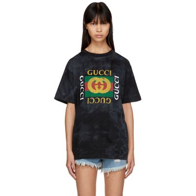 gucci t shirt women's black