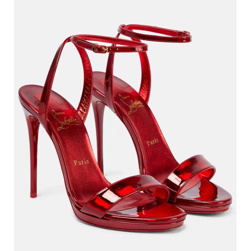 CHRISTIAN LOUBOUTIN Loubi Queen Red Sole Platform Sandals for Women
