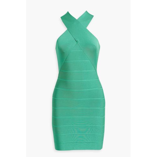 HERVE LEGER Herv Lger - Bandage Mini Dress - Green - S for Women