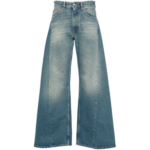 MM6 Maison Margiela ブルー フェードジーンズ ウィメンズ