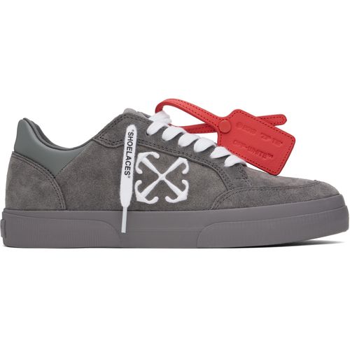Off-White Vulcanized Mid-Top Sneakers for Men