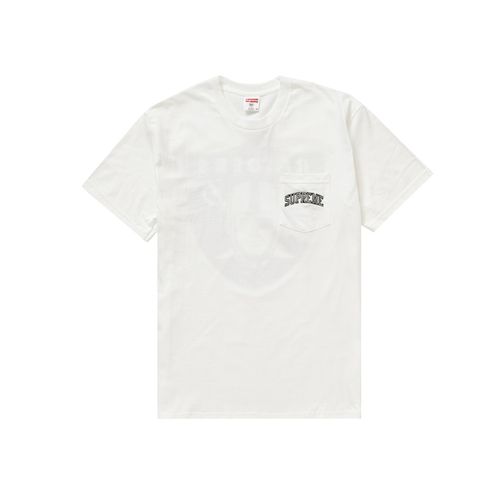 Stockx Supreme Pocket Tee White Supreme NFL X Raiders X '47 Pocket